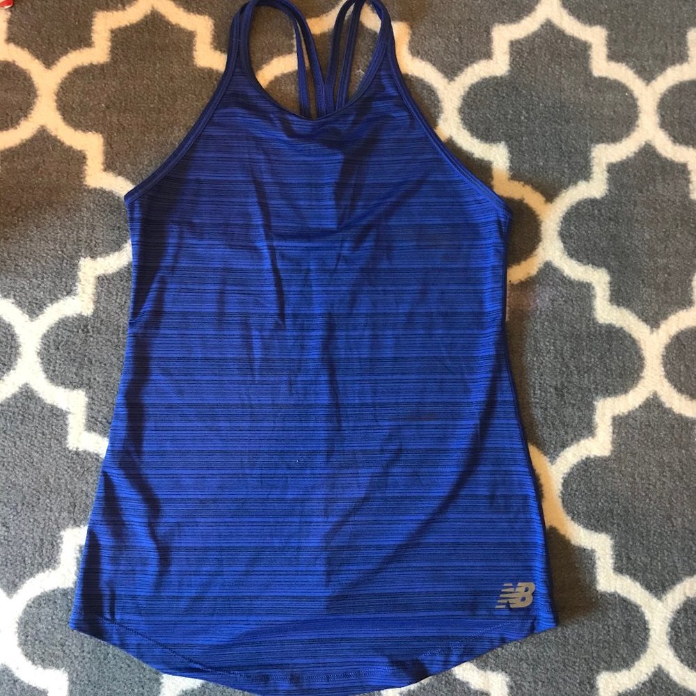 New Balance Blue Strappy Tank